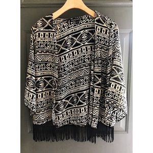Tribal Print Kimono